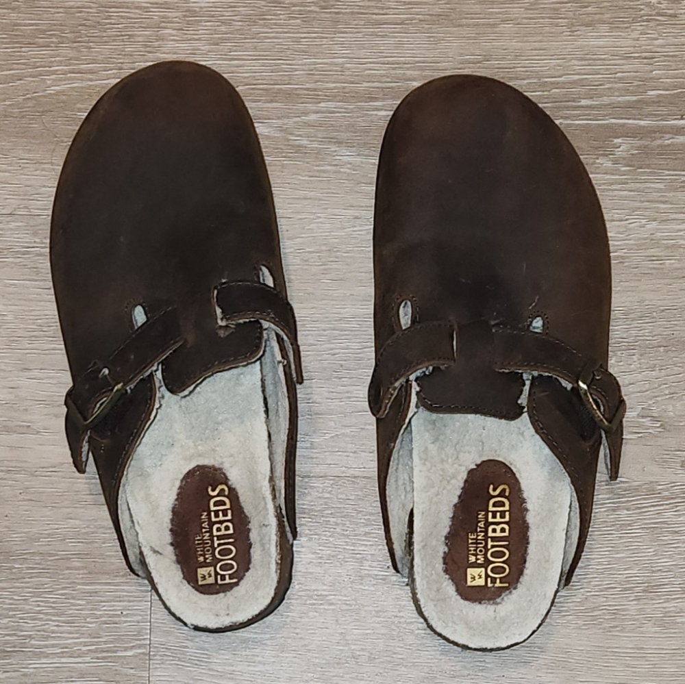 Womens White Mountain Bari Lined Clog - Size 8